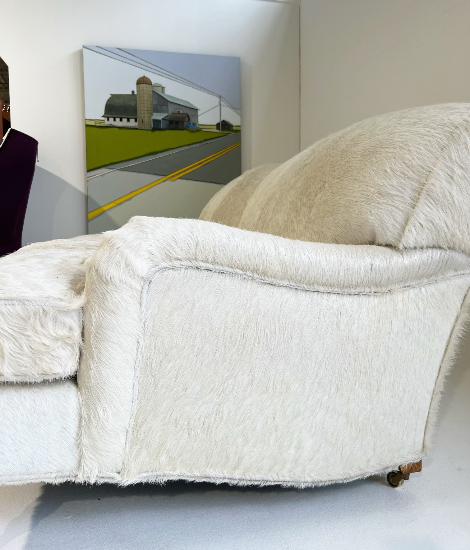 Vintage Signature Sofa in Brazilian Cowhides