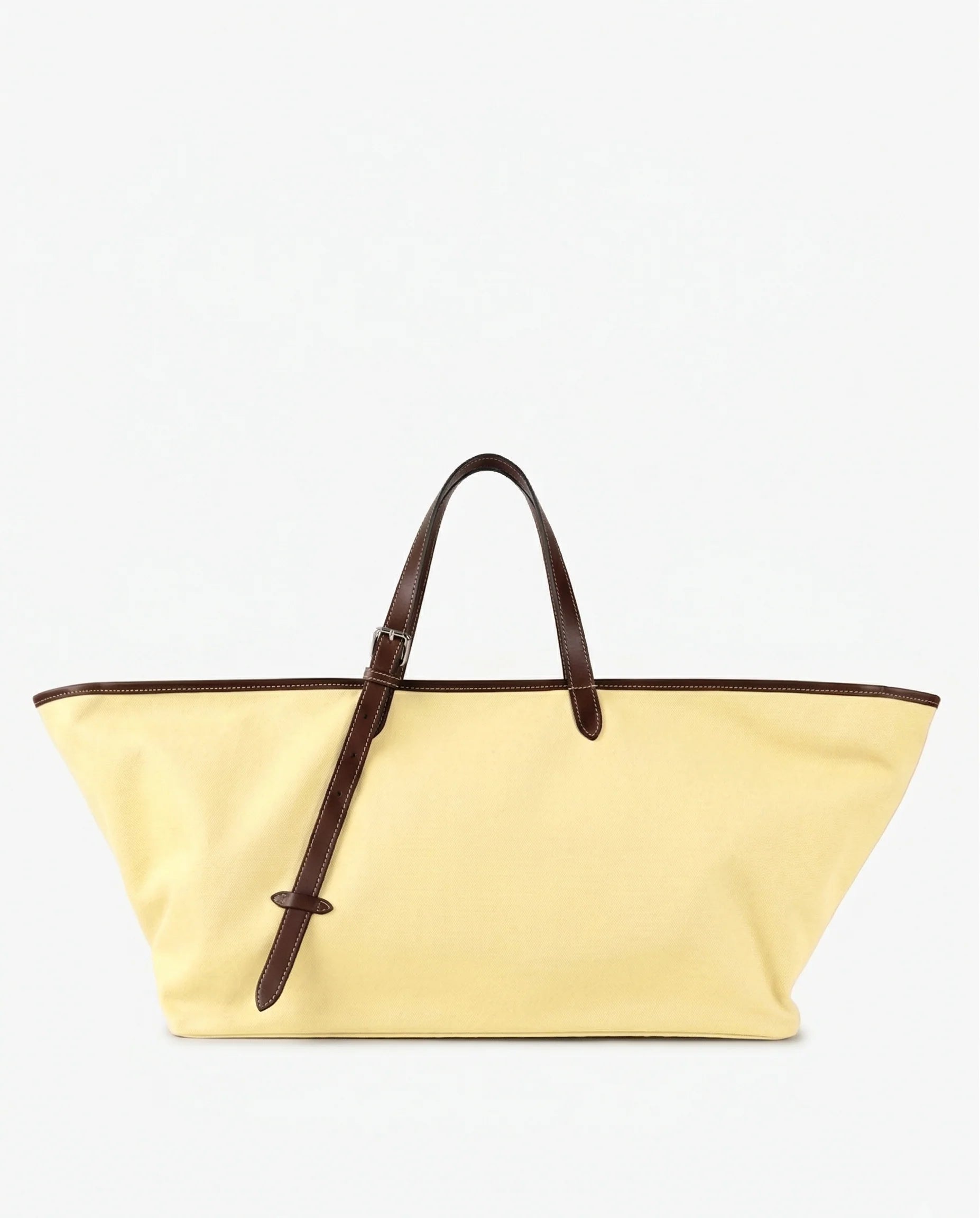 Leonora Weekend Canvas Carryall in Citron