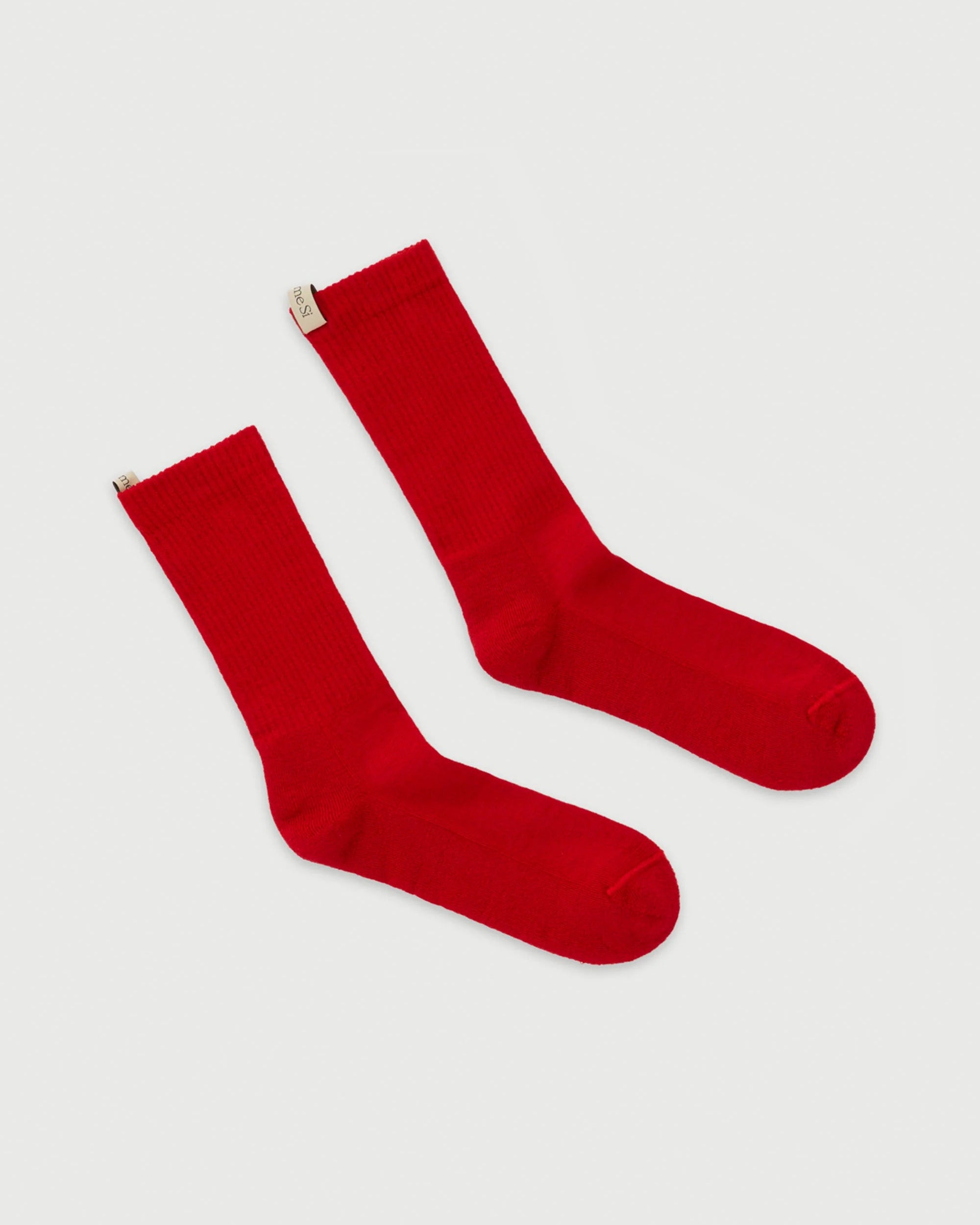 The Merino Tube Sock, Ruby Red