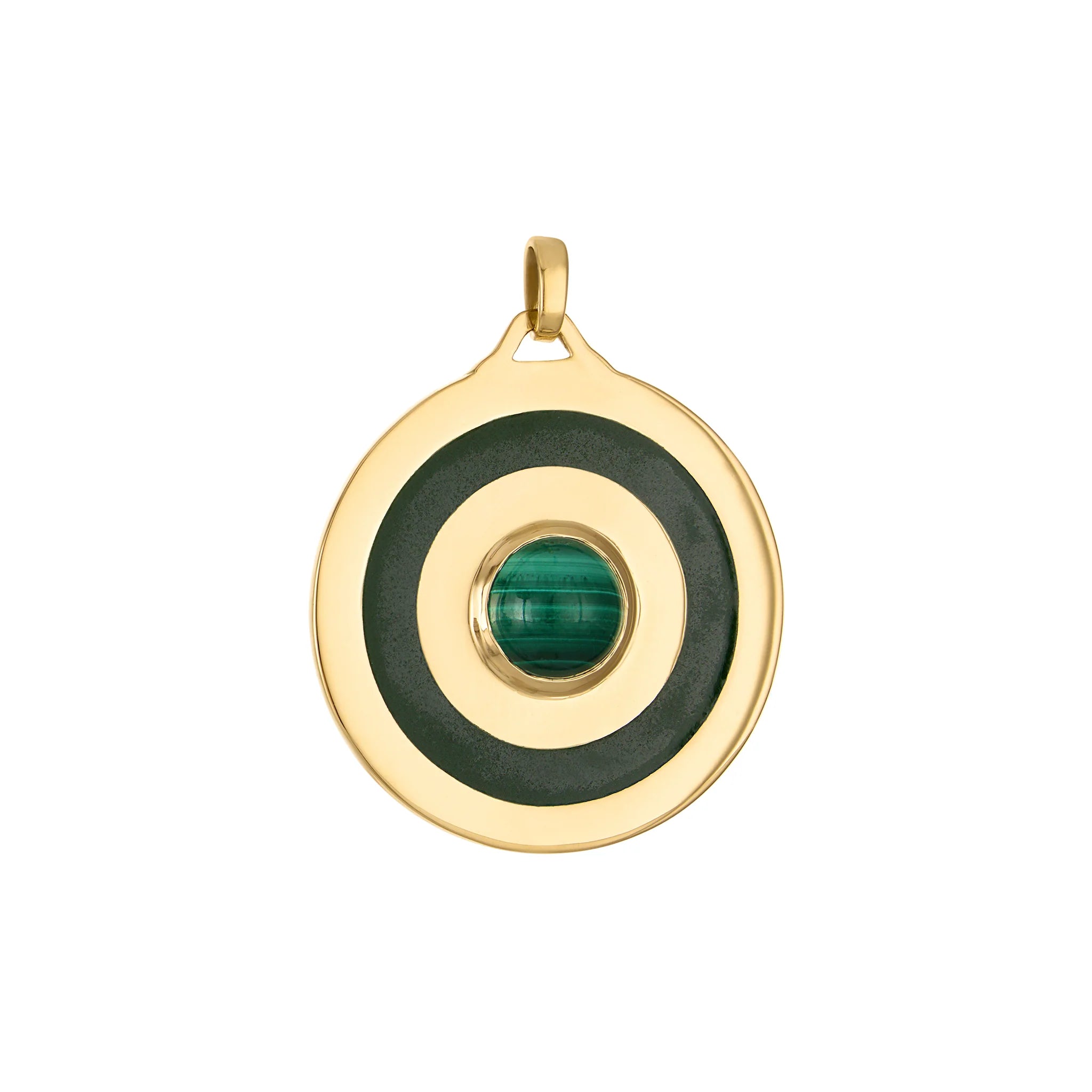 Enamel Bullseye Pendant