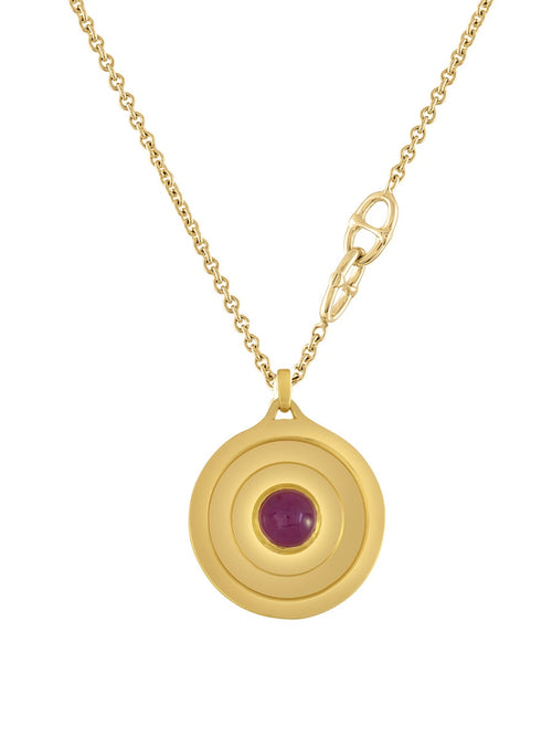 The Bullseye Pendant, Ruby