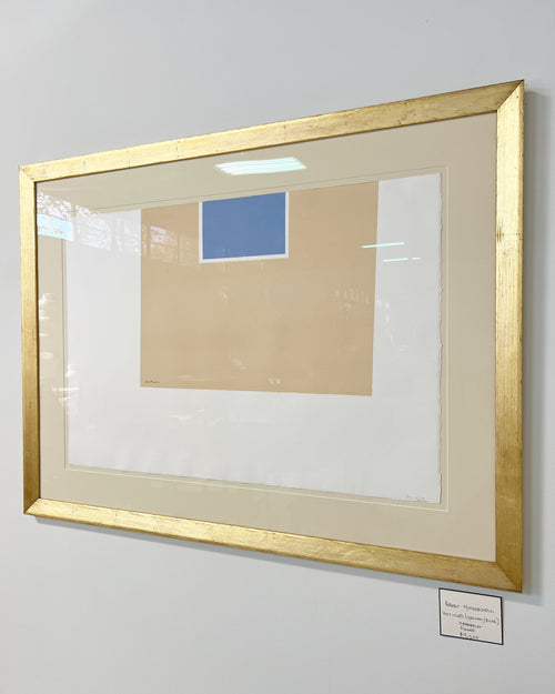 Untitled (Yellow/Blue), Framed