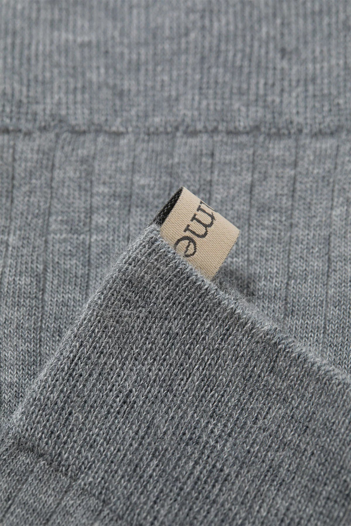 The Yves Sock, Heather Grey