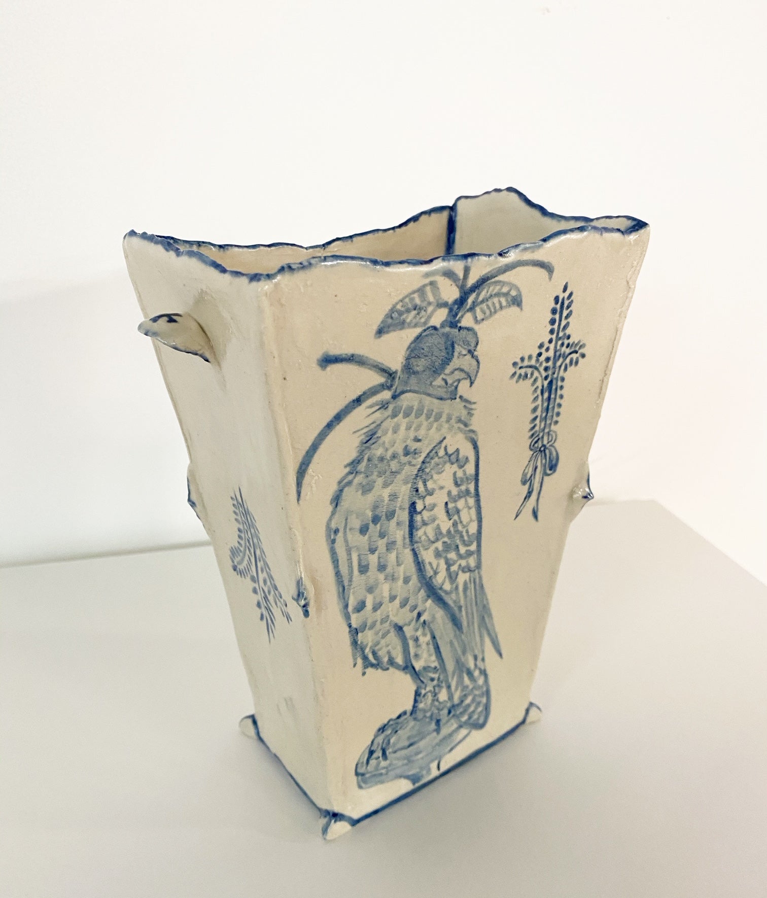 Blind Trust Hooded Falcon Vase