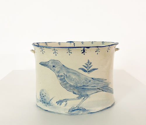 Bird, Bee, & Two Eggs Vase. - FORSYTH