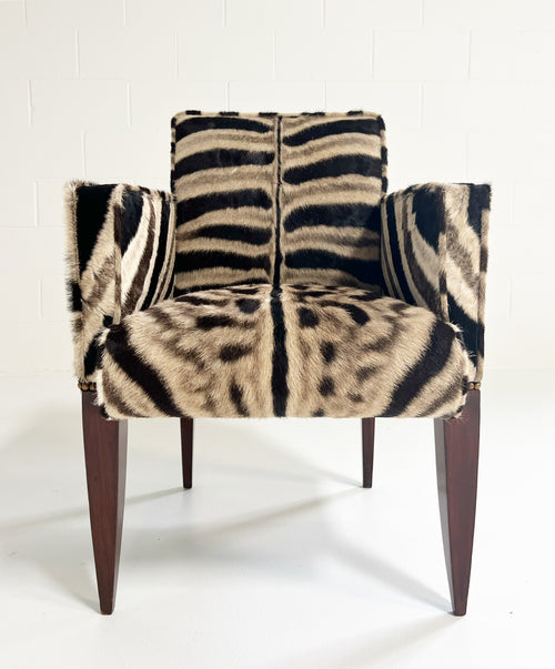 Armchair in the Style of Wormley in Zebra