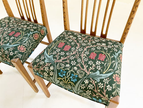 Dining Chairs in William Morris Blackthorn, Pair - FORSYTH