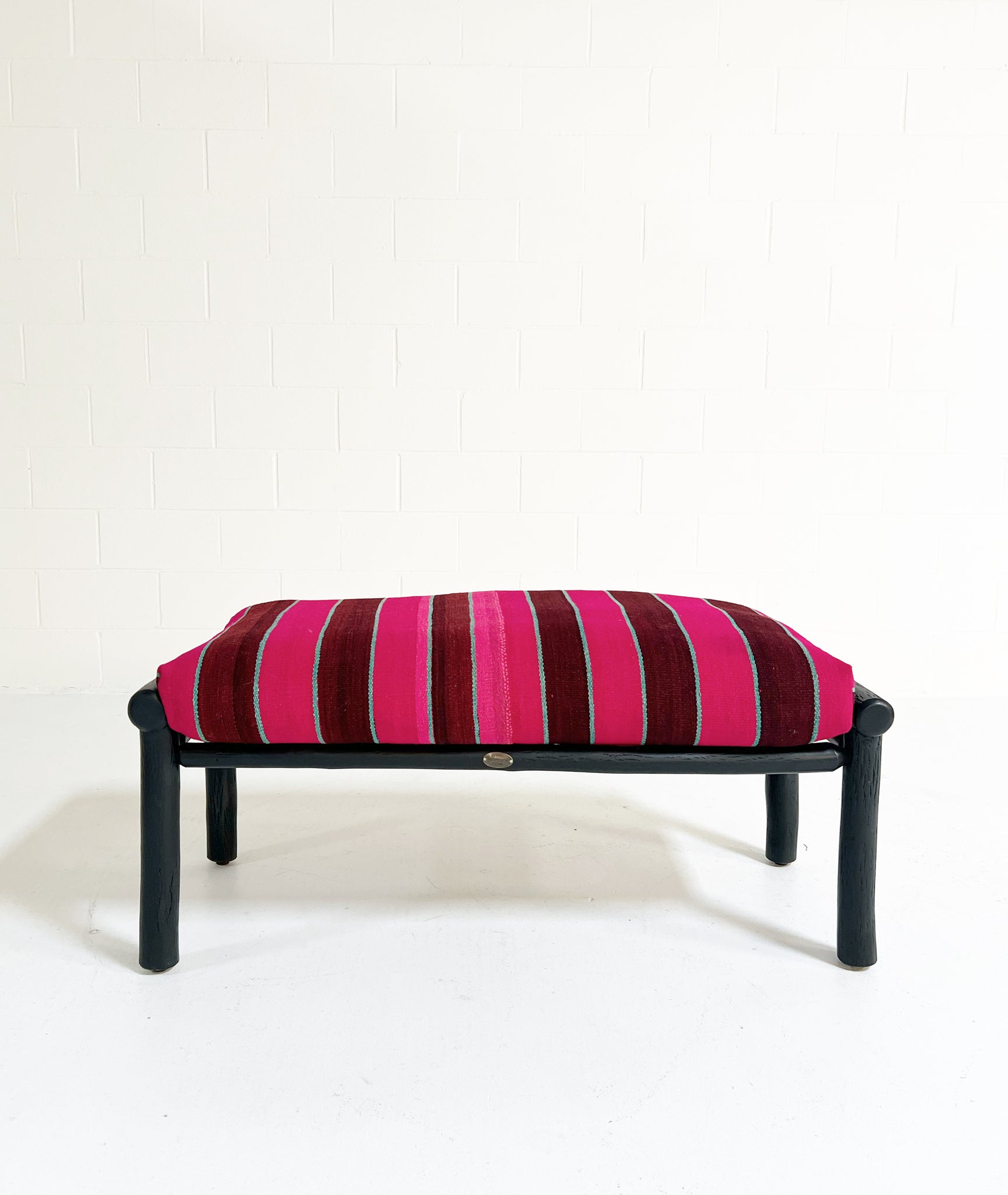 Butte Bench with Peruvian Frazada Cushion