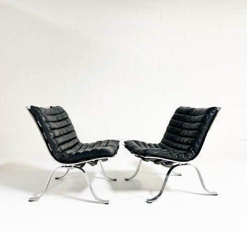 Ariet Lounge Chairs, Pair