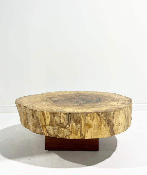 Sycamore Slab Coffee Table