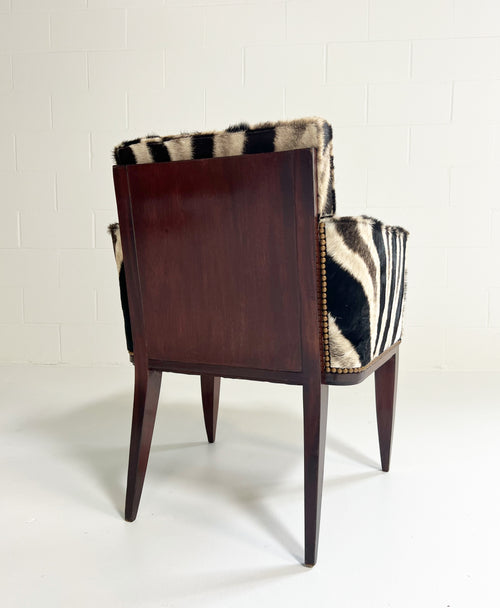 Armchair in the Style of Wormley in Zebra