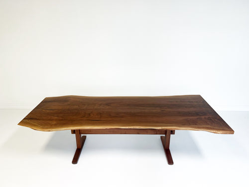 Walnut Trestle Dining Table