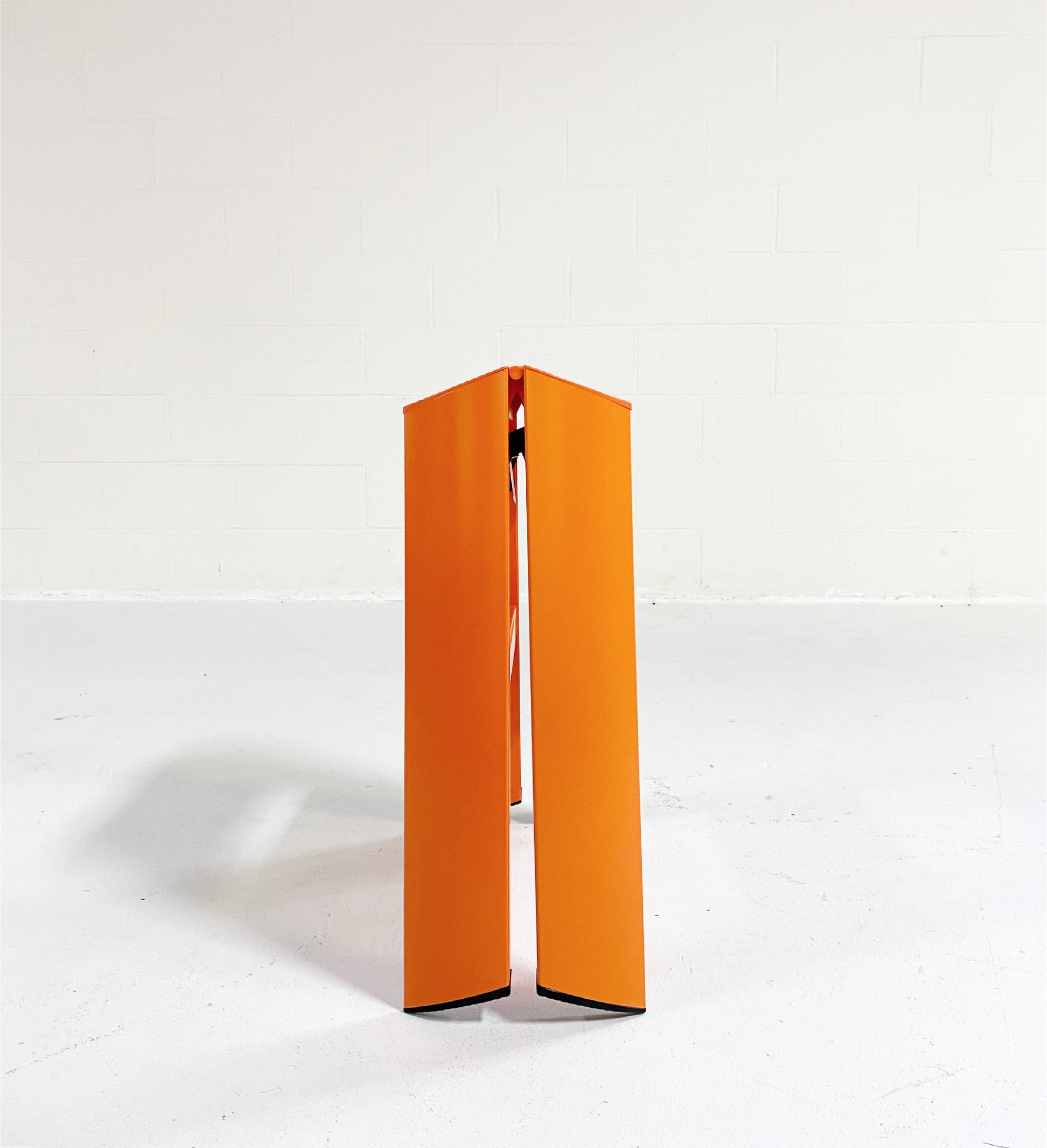Lucano Wide 2-Step Ladder - Orange