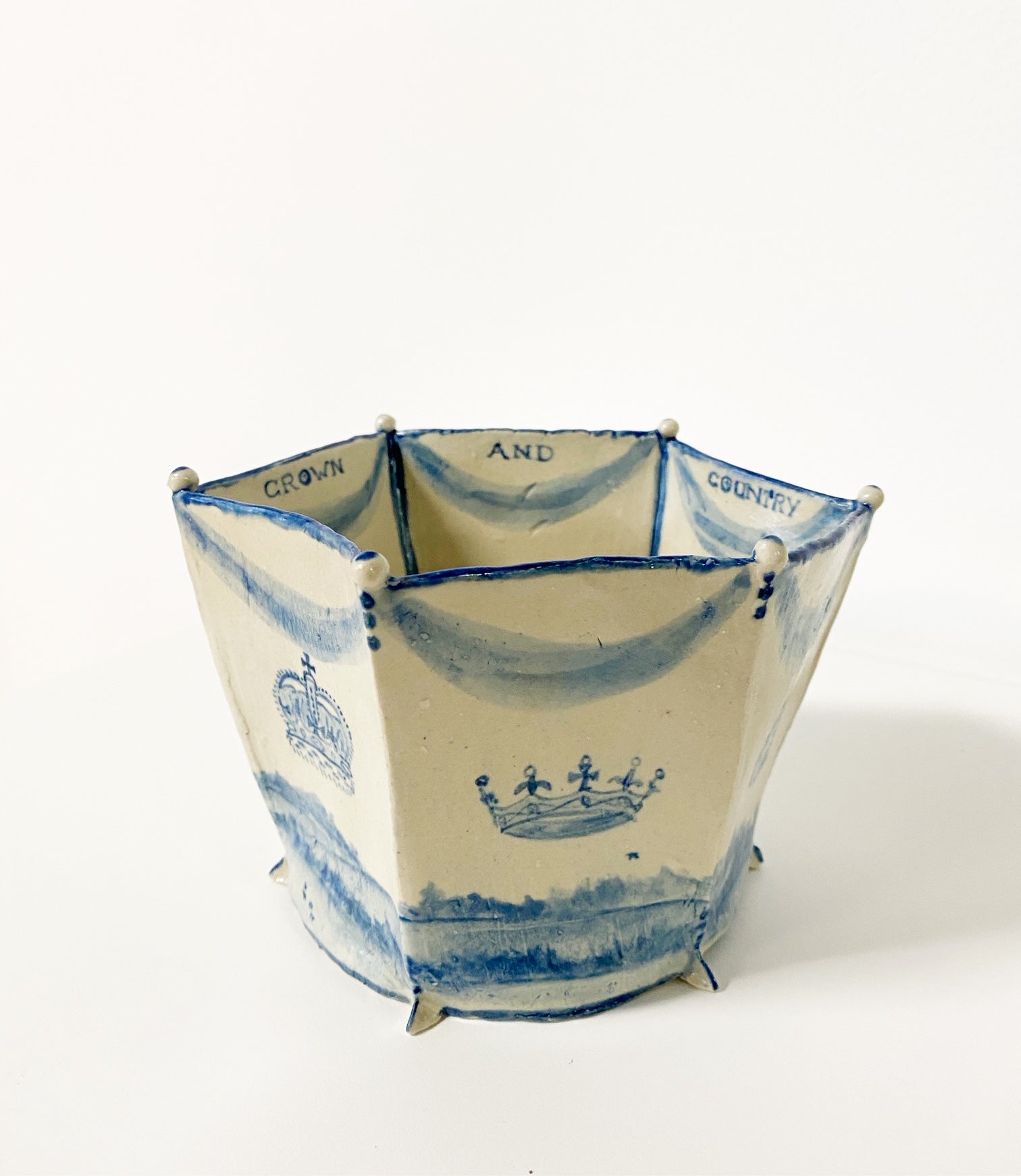 Crown and Country Vase
