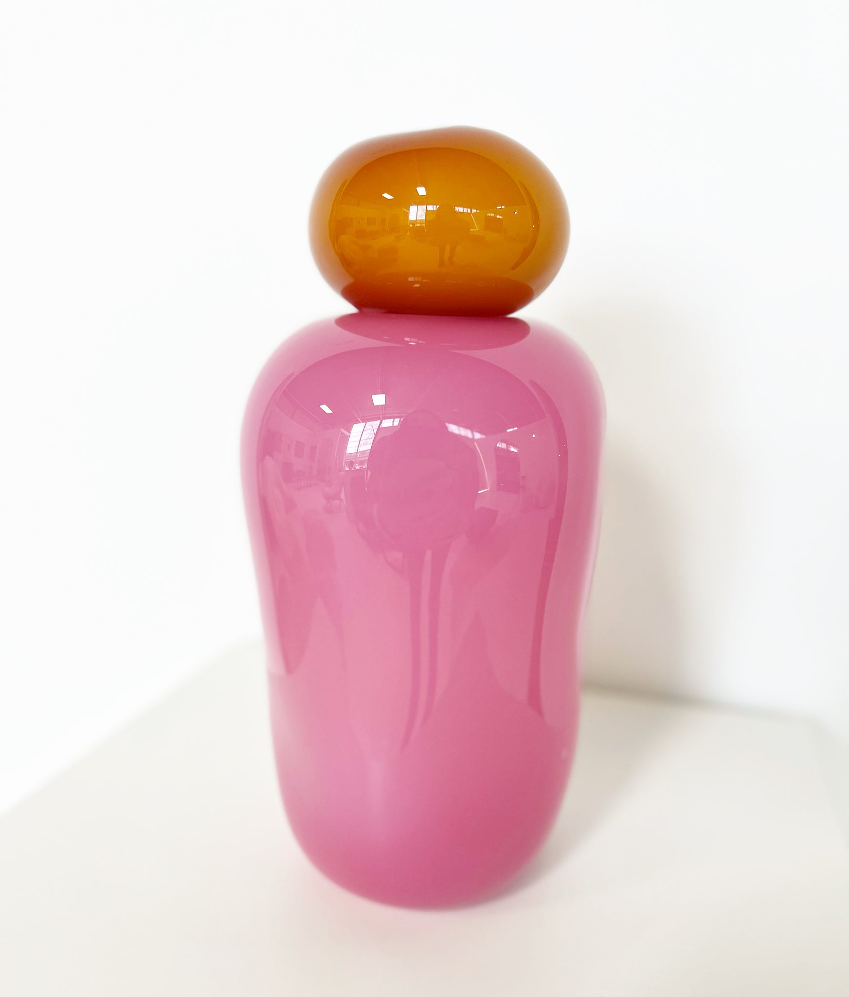 Bon Bon Mega Vase - Honey and Pink