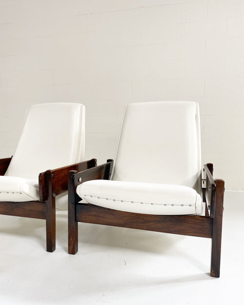 Vronka Chairs in Leather, Pair