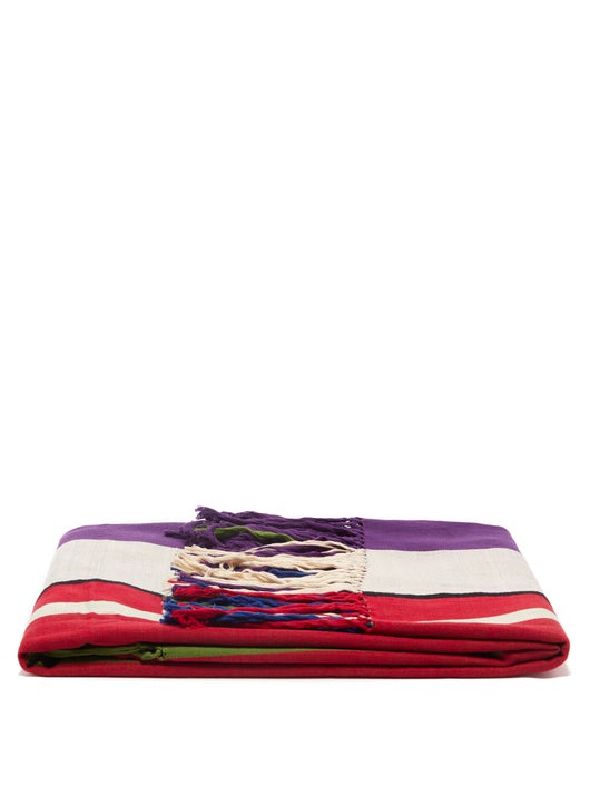 Cristobal Throw - Purple and Green