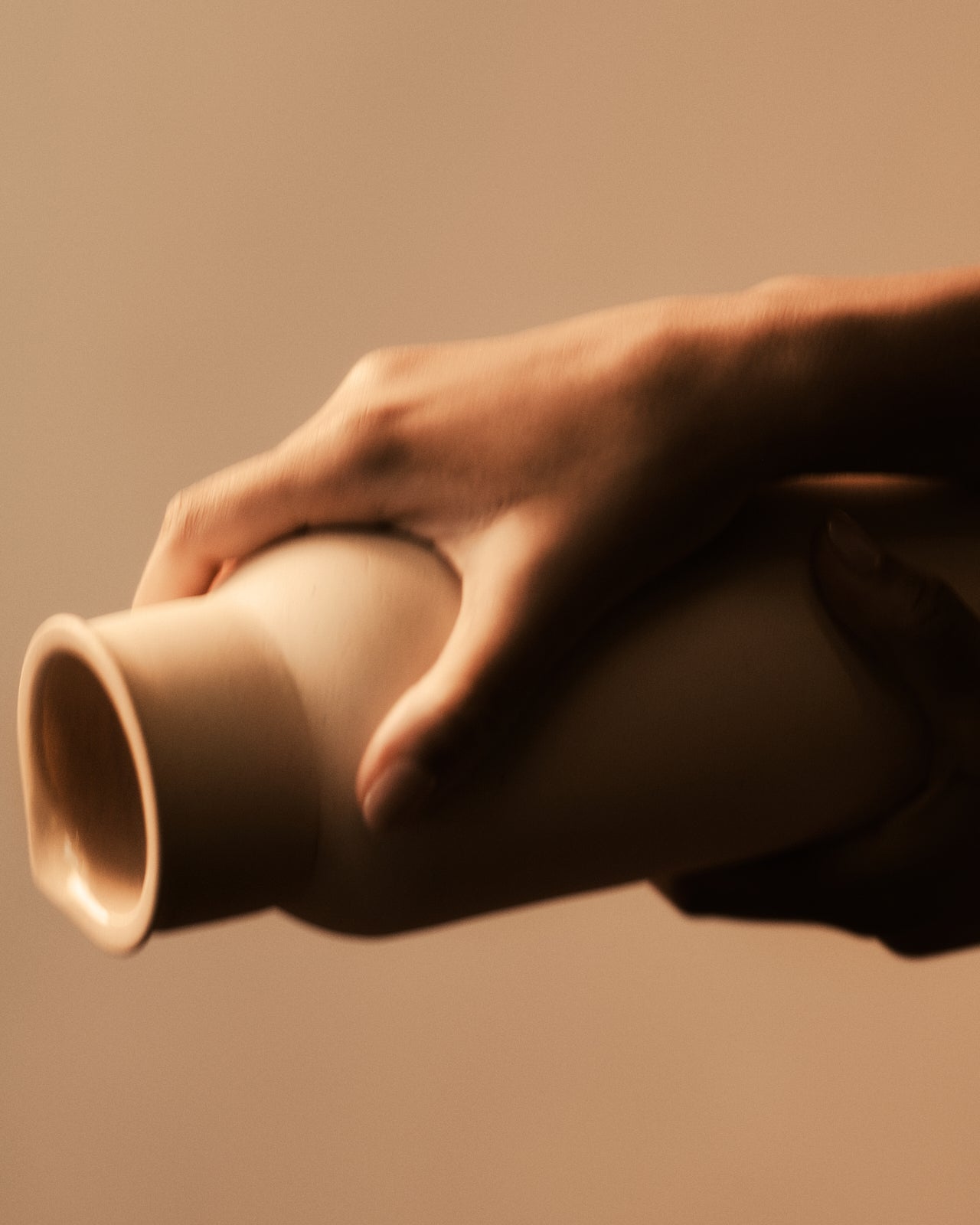 Clay Water Pitcher - Ivory