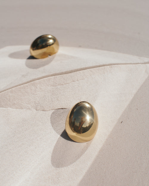 Brass Egg Paperweight