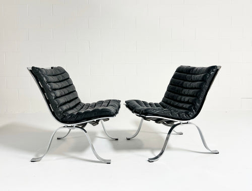 Ariet Lounge Chairs, Pair