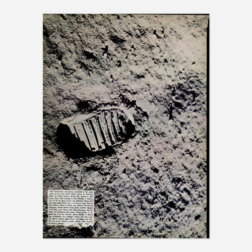 The footprint on the Moon. July 16-24, 1969.