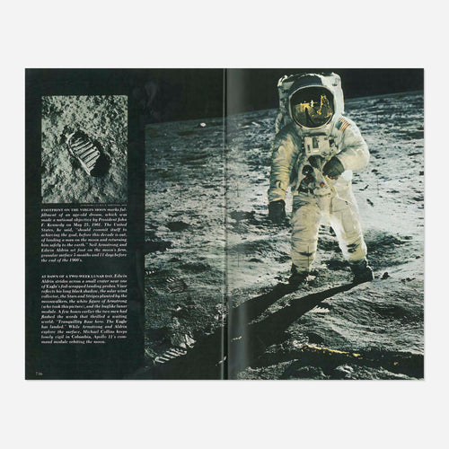 The footprint on the Moon. July 16-24, 1969.