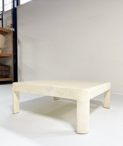Lacquered Goatskin Coffee Table