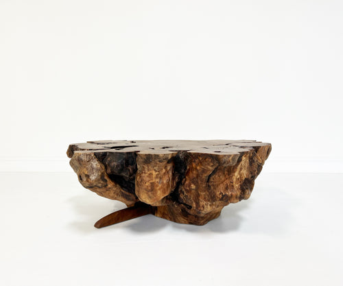 Walnut Burl Coffee Table