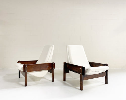 Vronka Chairs in Leather, Pair