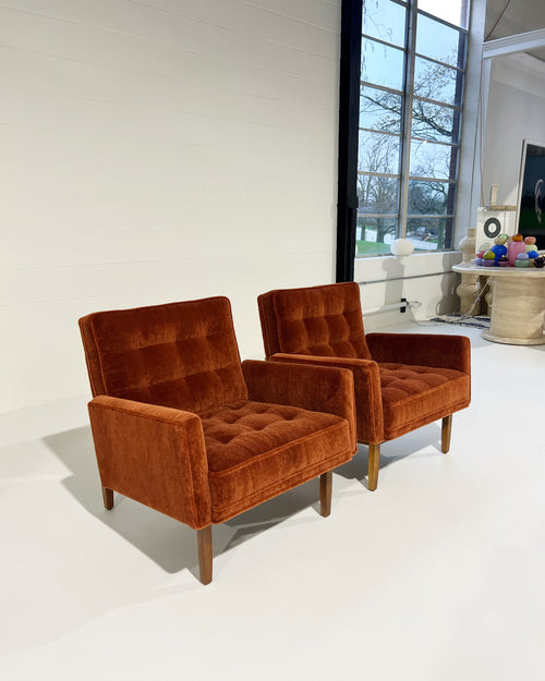 Armchairs in Pierre Frey Teddy Mohair