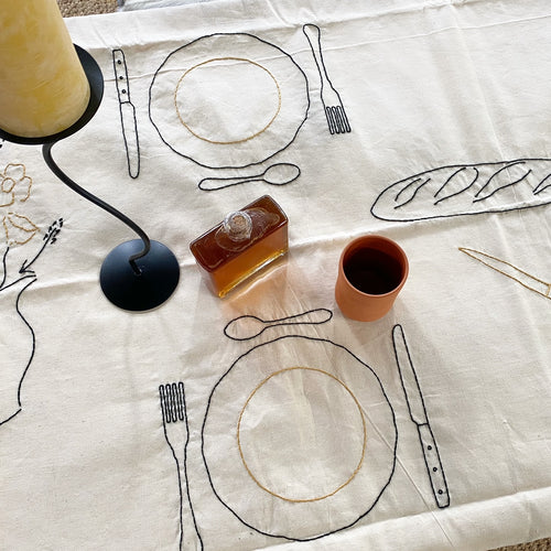 A House in the Country Tablecloth - Forsyth Exclusive