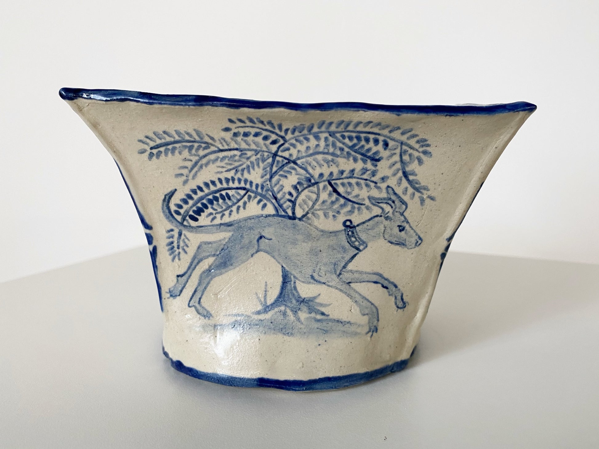 Who's Chasing Who Vase. - FORSYTH