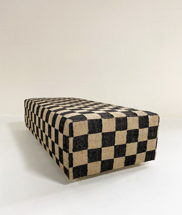 The Forsyth Checkerboard Rug - Big Checks in Off Black – FORSYTH