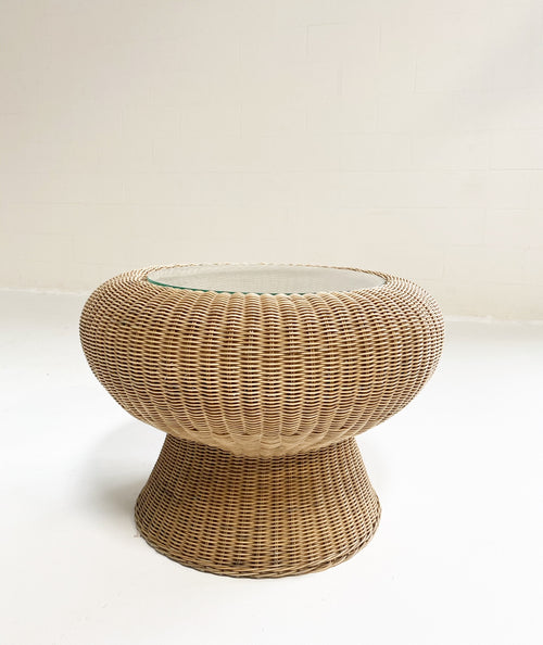 Rattan Side Table