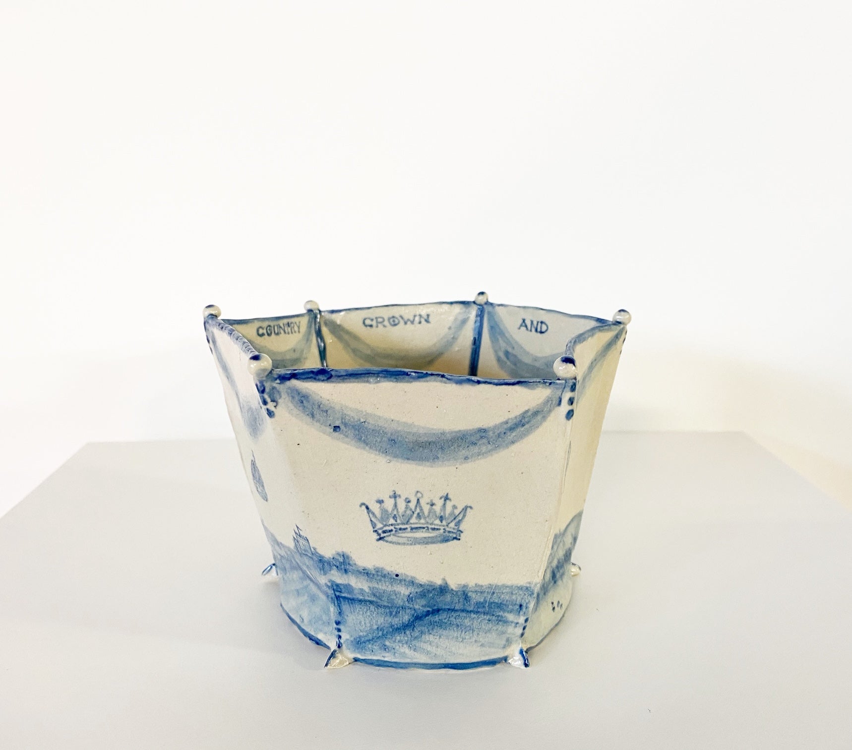 Crown and Country Vase