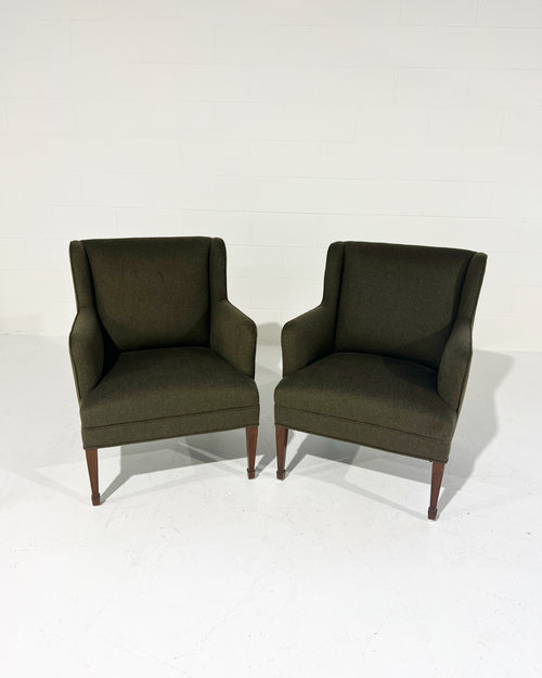 Armchairs in Loro Piana Cashmere Wool