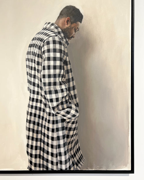 Man in Black and White Coat