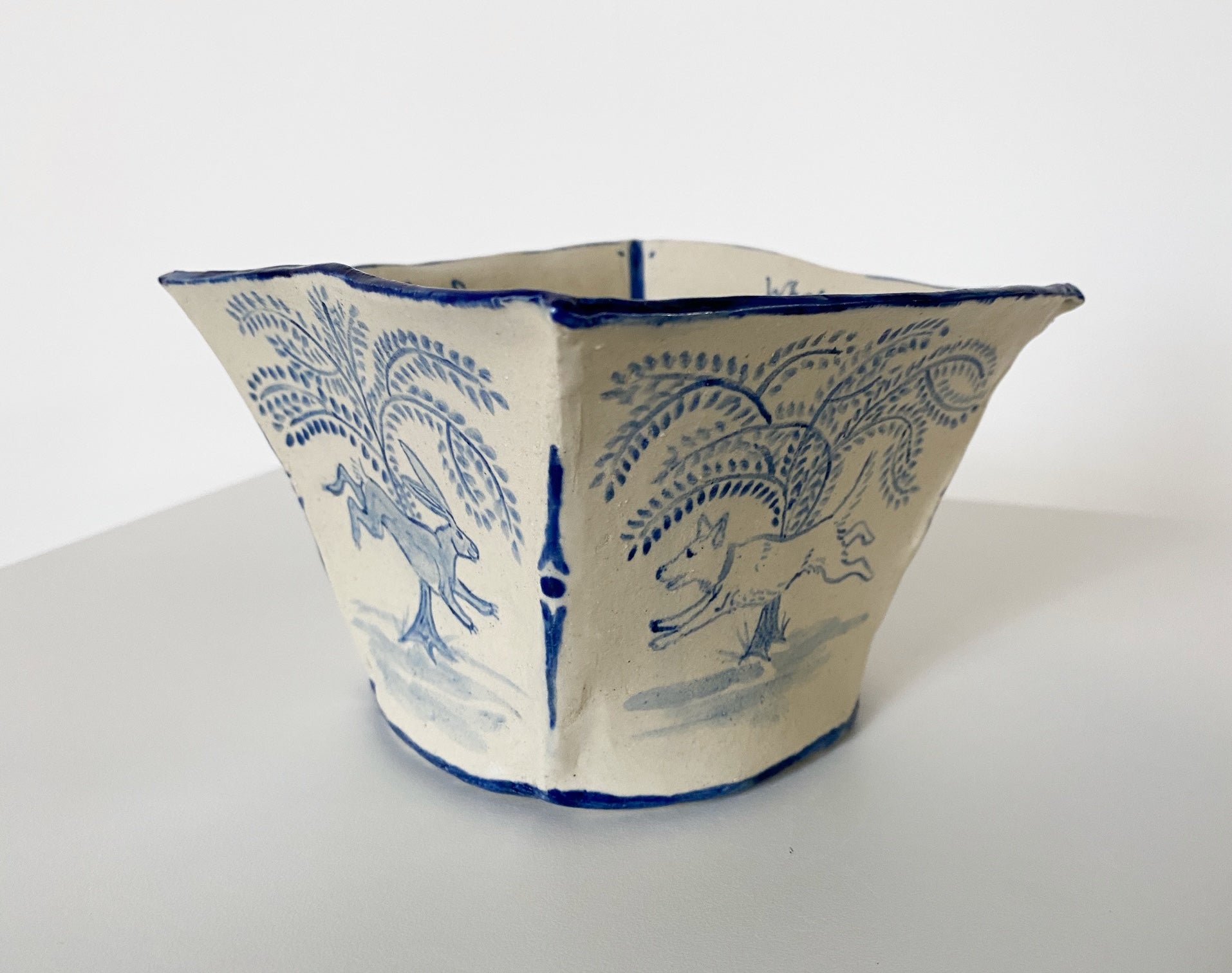 Who's Chasing Who Vase. - FORSYTH