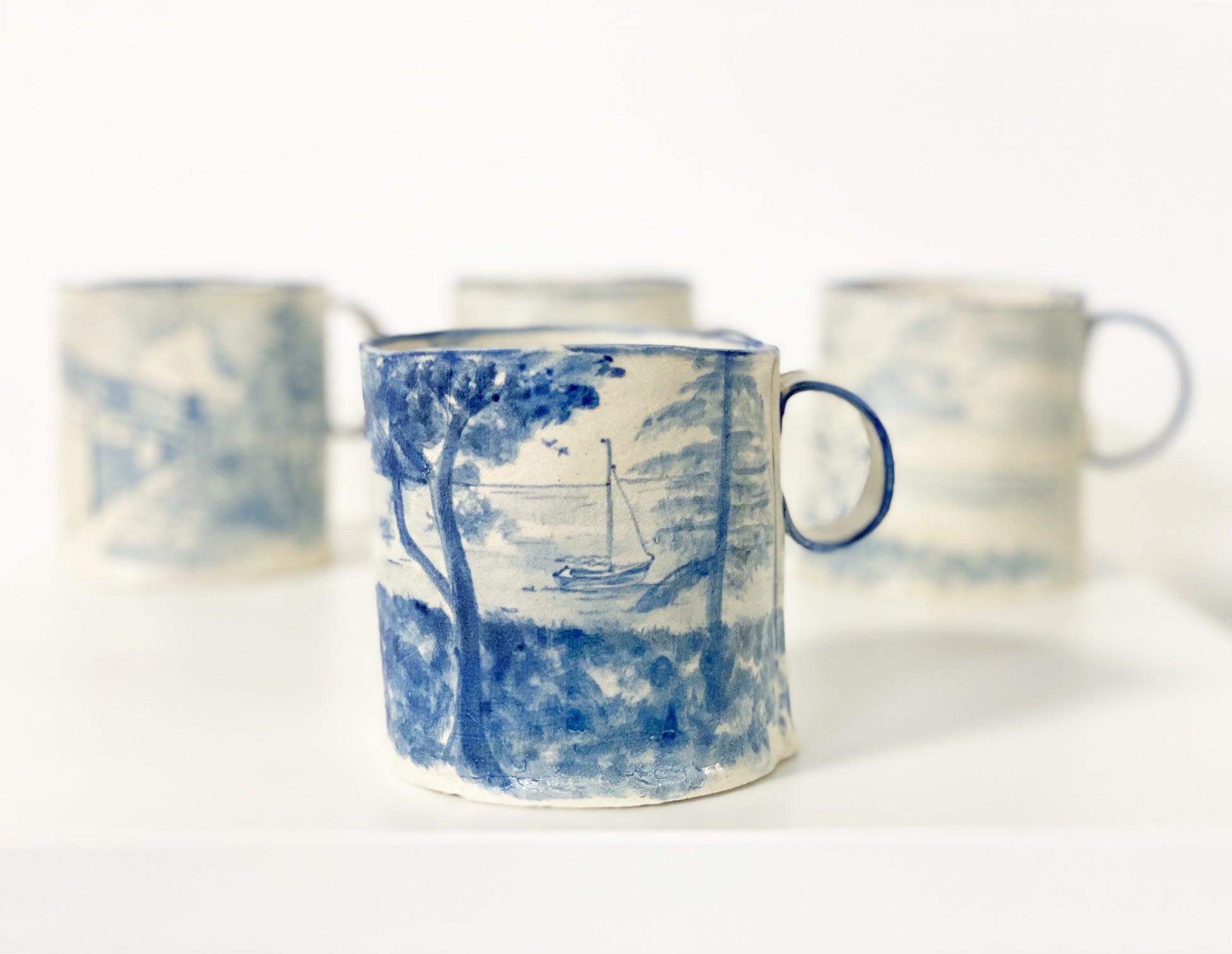 Set of 4 Mugs Commission