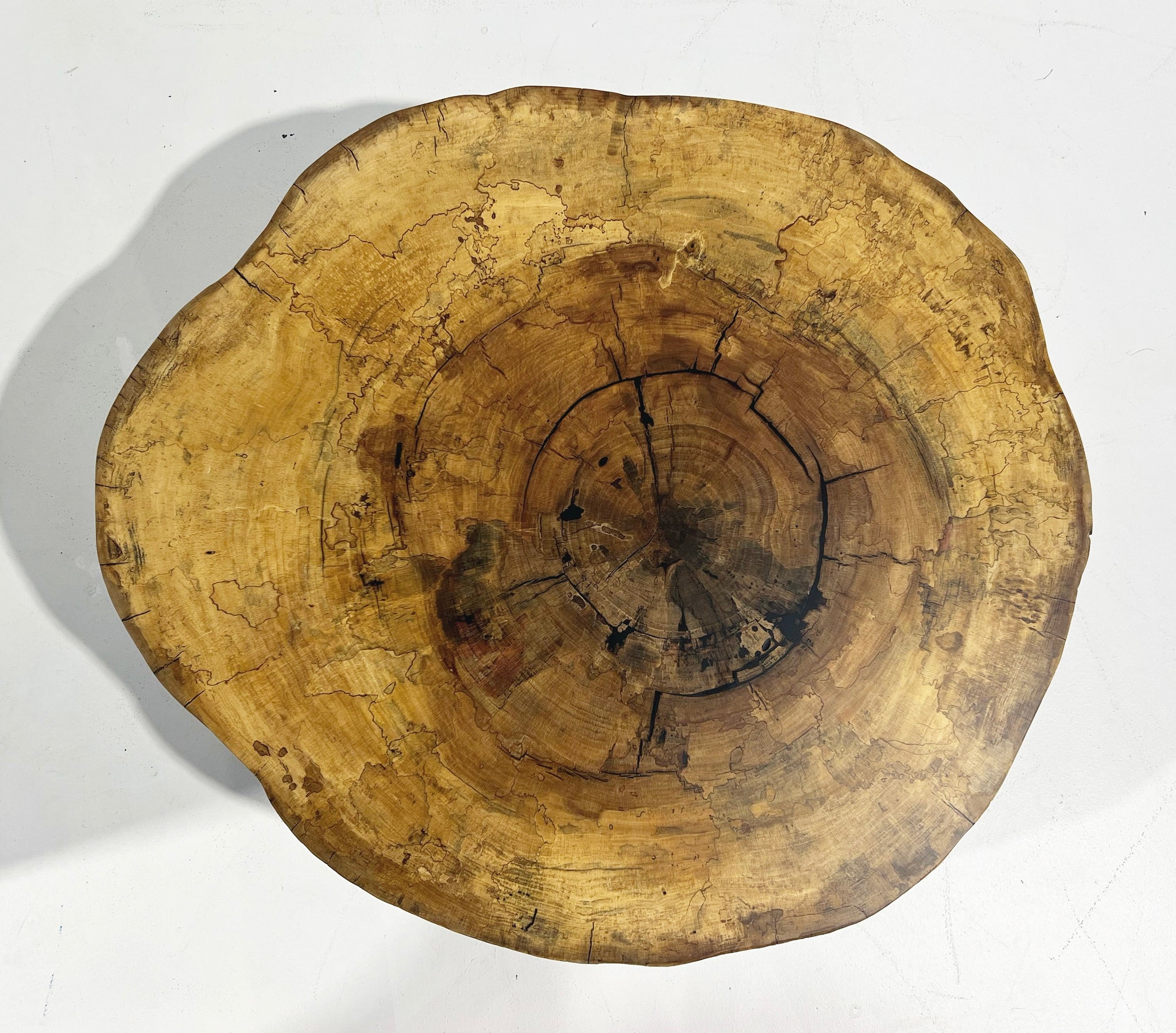 Sycamore Slab Coffee Table