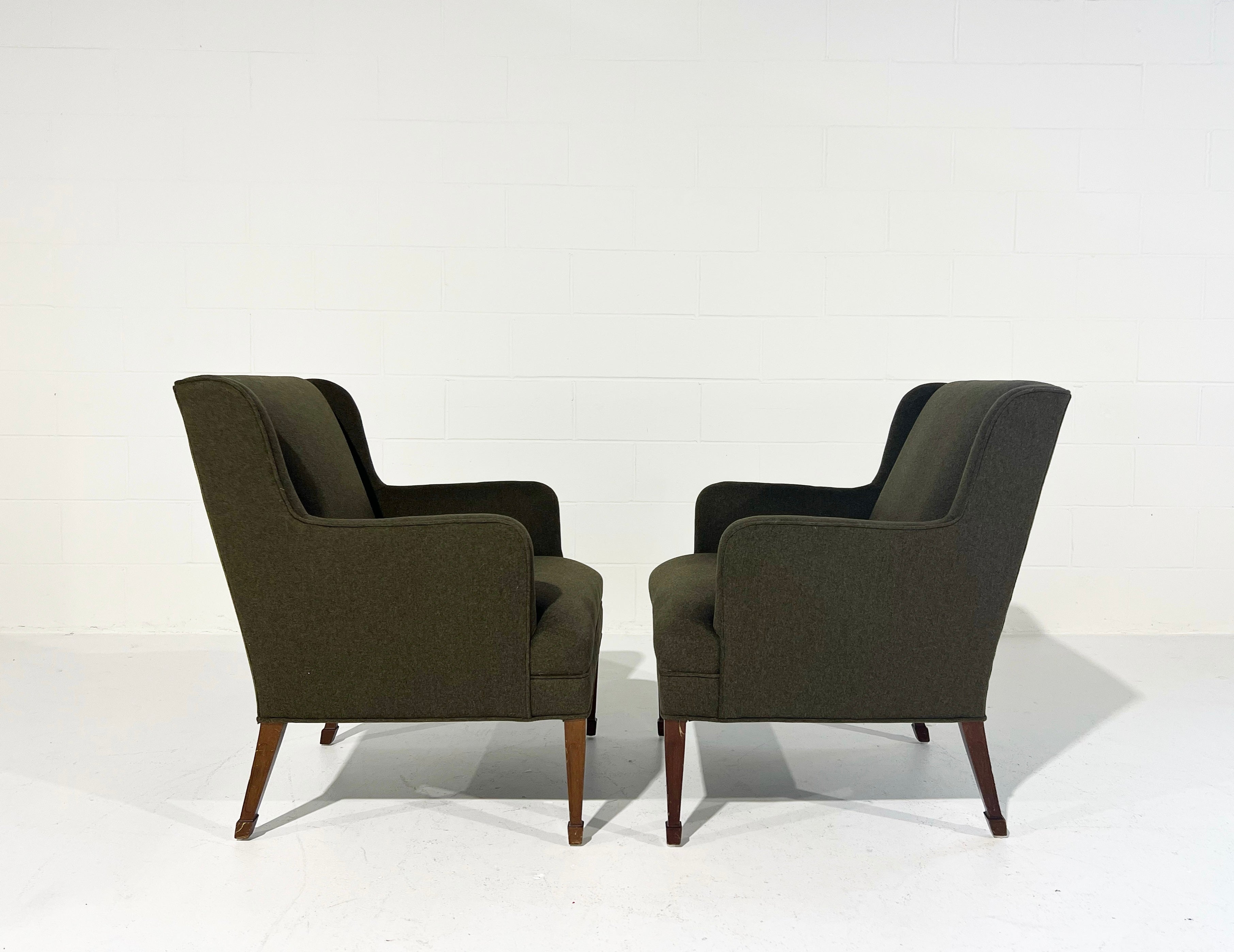 Armchairs in Loro Piana Cashmere Wool