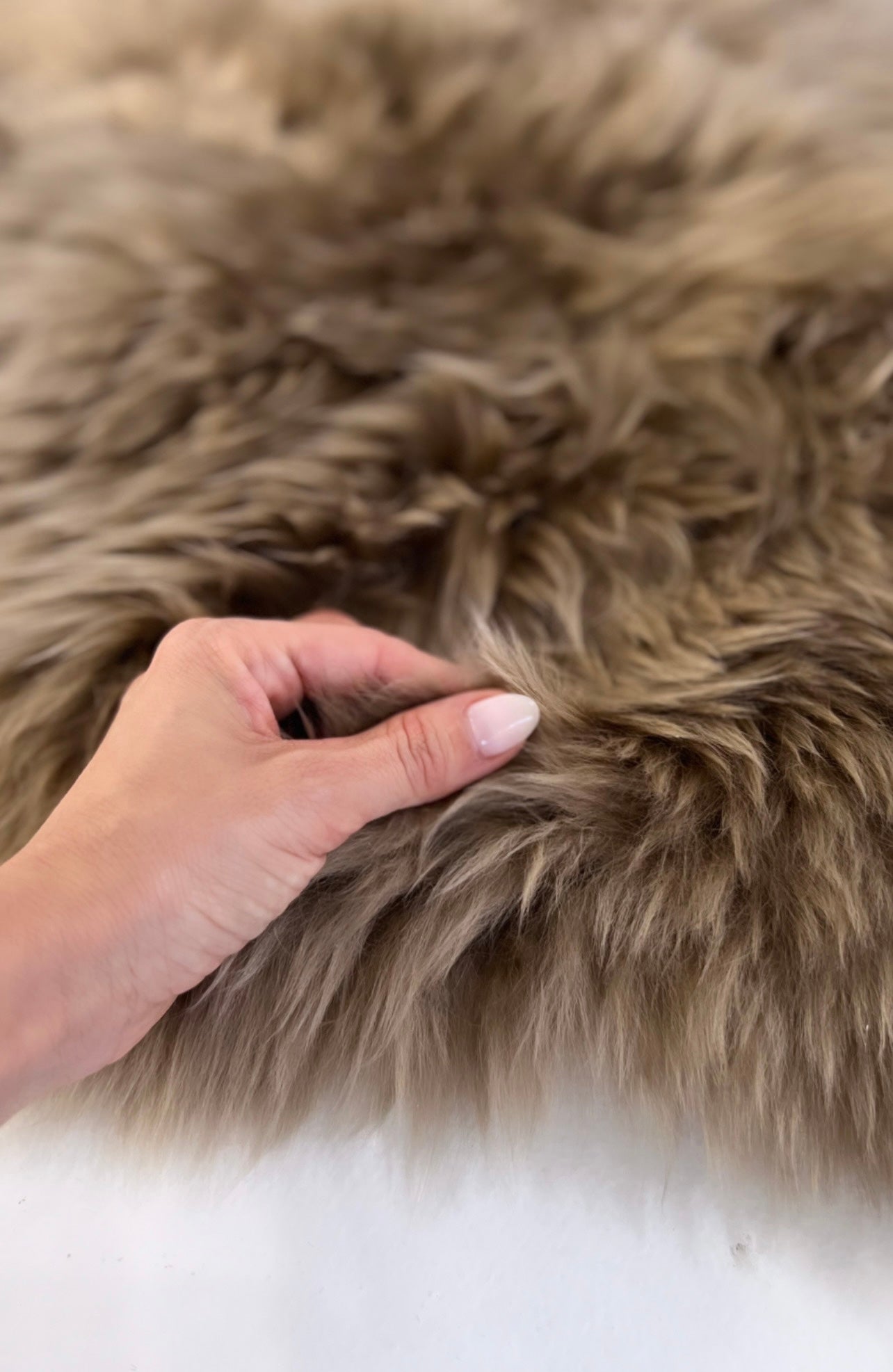 New Zealand Sheepskin Rug - Smokey Taupe