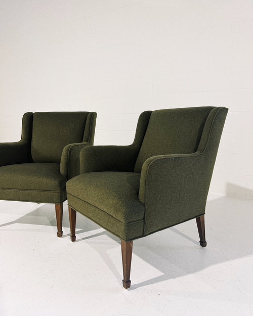 Armchairs in Loro Piana Cashmere Wool