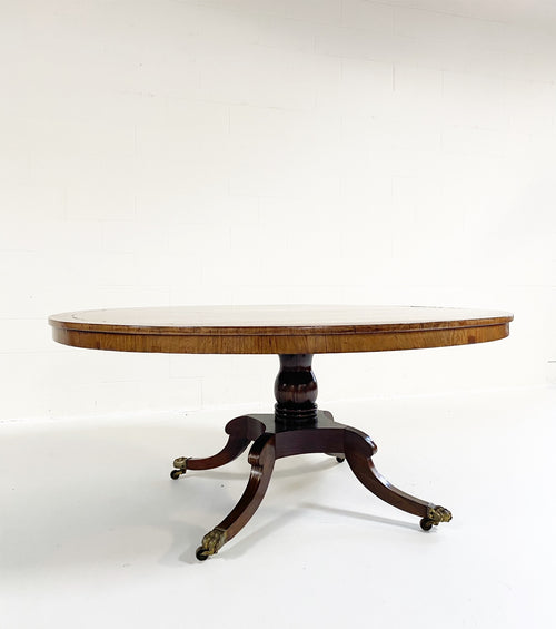 George III Oval Rosewood Dining Table