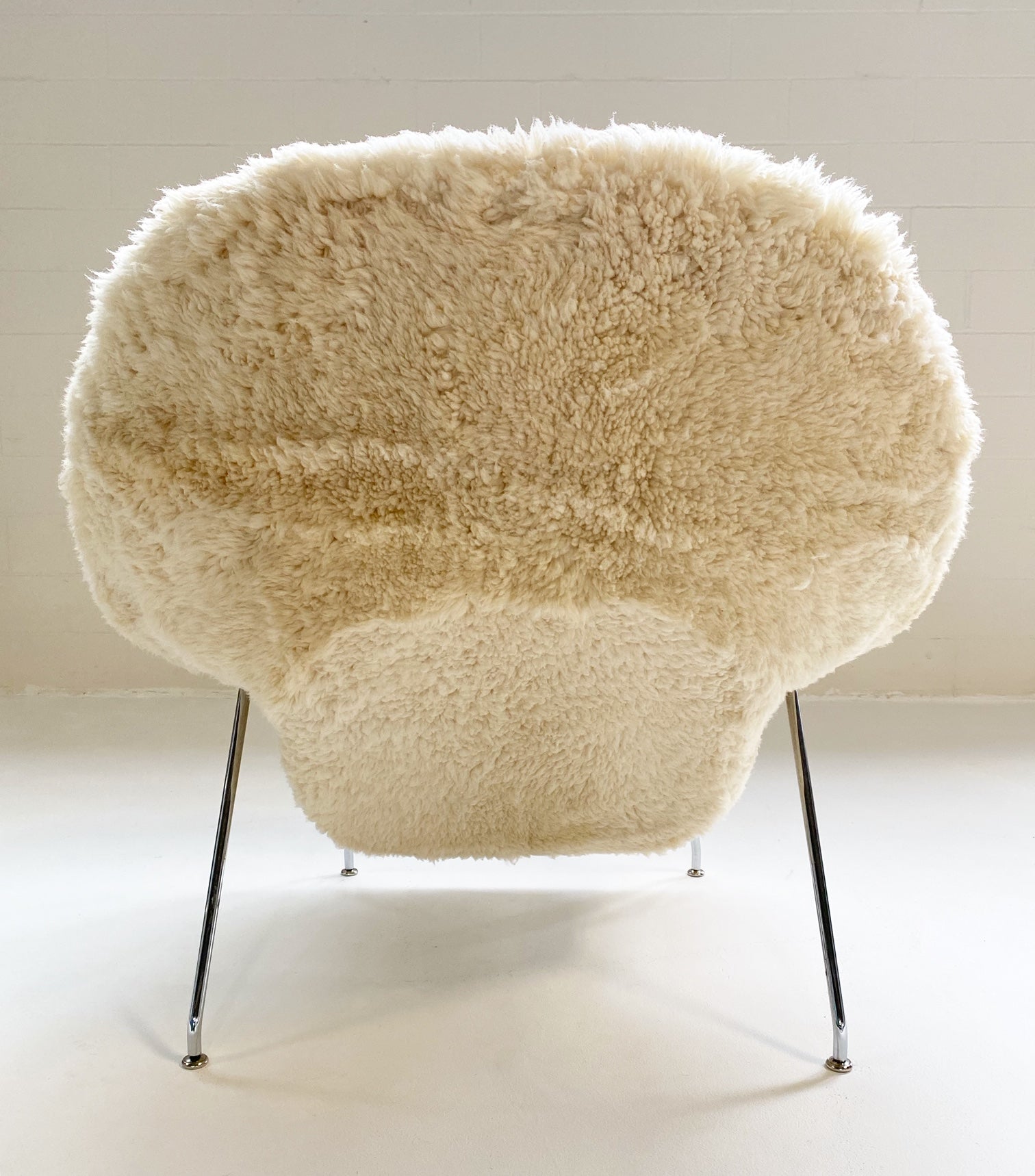 Bespoke Womb Chair and Ottoman in California Sheepskin - FORSYTH