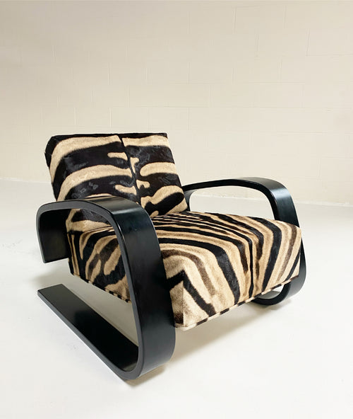 Model 400 "Tank" Lounge Chair in Zebra