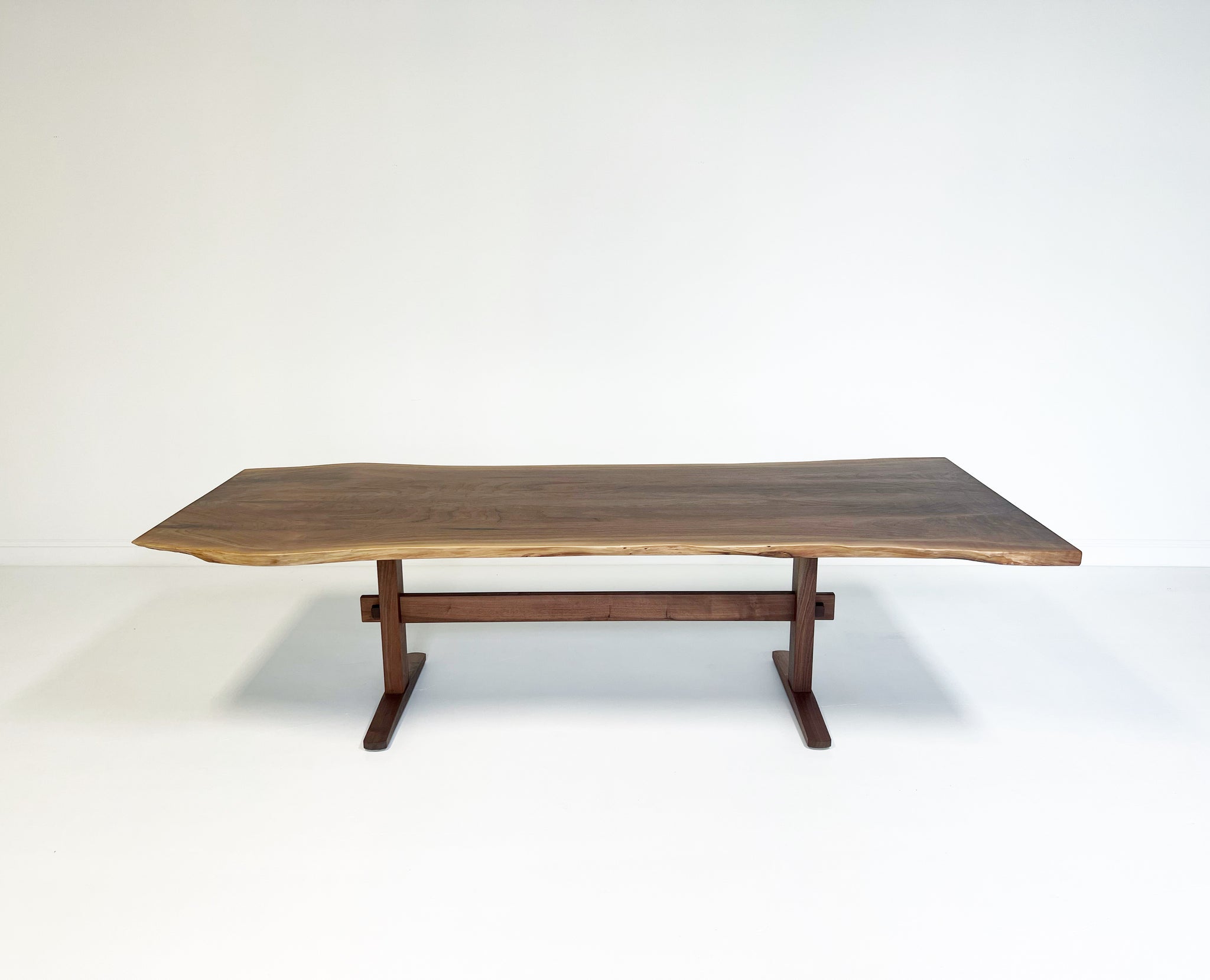 Walnut Trestle Dining Table