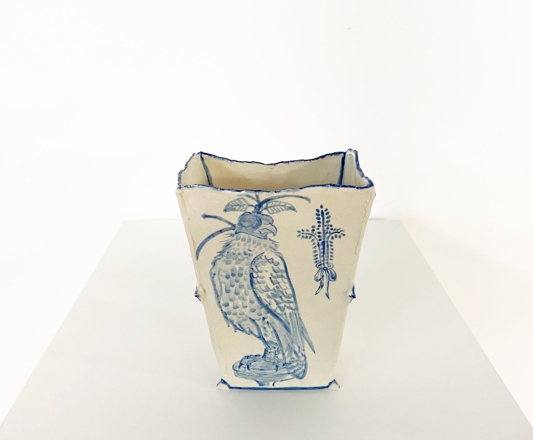 Blind Trust Hooded Falcon Vase