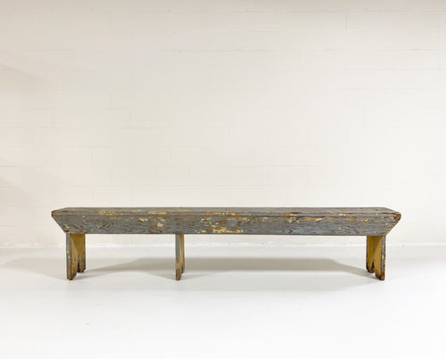 8 Foot Long Farmhouse Bench