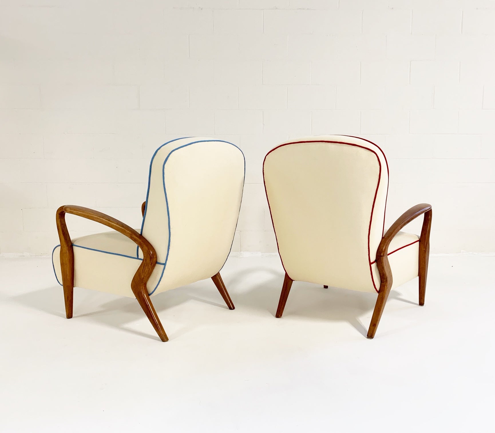 Italian Oakwood Chairs, pair - FORSYTH